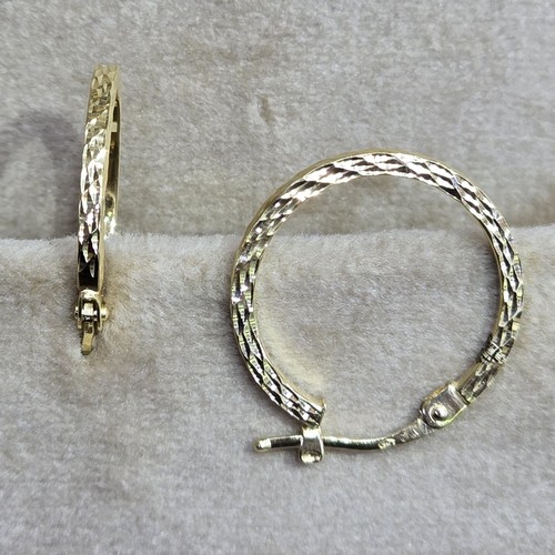 Earings hoops Gold (18k) (1.1)gr size ( 18mm)