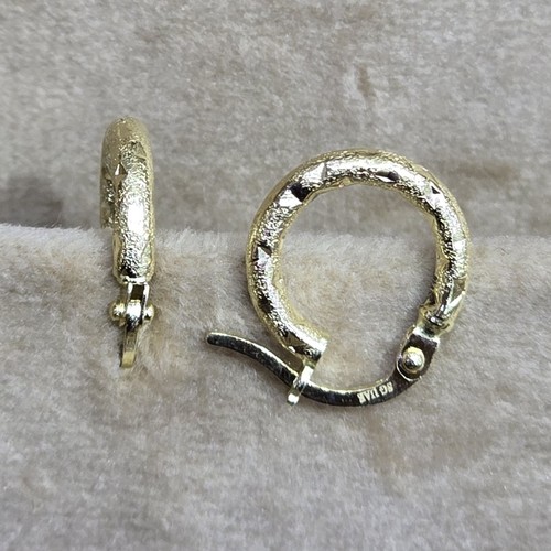Earings hoops Gold (18k) (0.74)gr size ( 12mm)