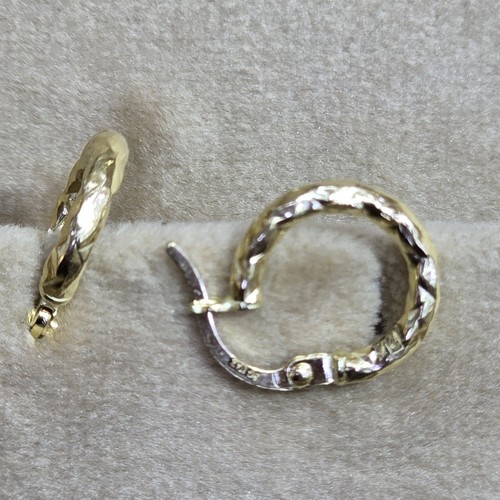 Earings hoops Gold (18k) (0.74)gr size ( 12mm)