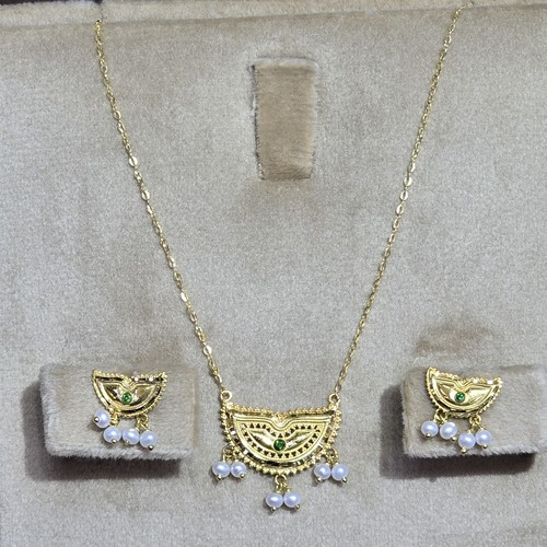 Hlaf set Gold (21k) weight(3.32)gr Length(40cm)