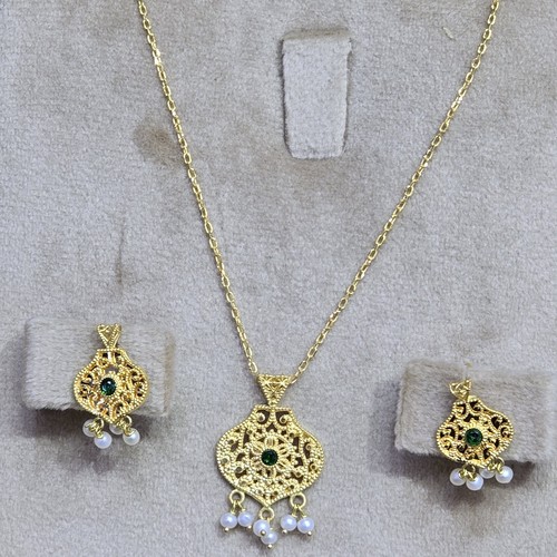 Hlaf set Gold (21k) weight(6.05)gr Length(40cm)