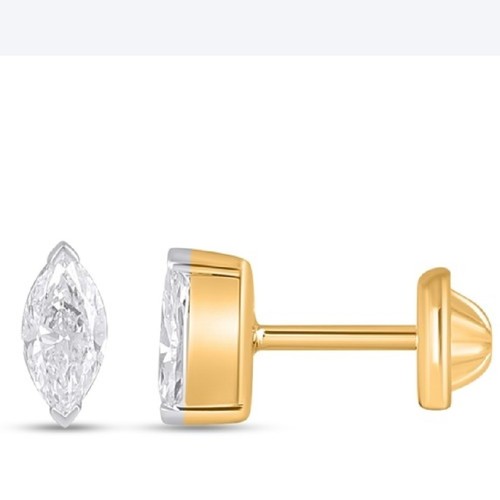 Earings Gold 18k(0.9)gr Diamond (0.25)crt VVS/EF L.G.D