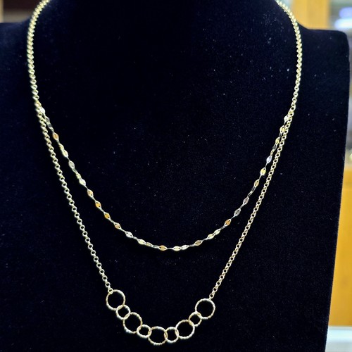 Weight(2.53)gr Length(45cm) قلادة ذهب عيار ١٨