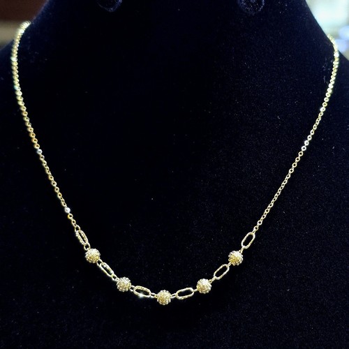 Weight(2.38)gr Length(40cm) قلادة ذهب عيار ١٨