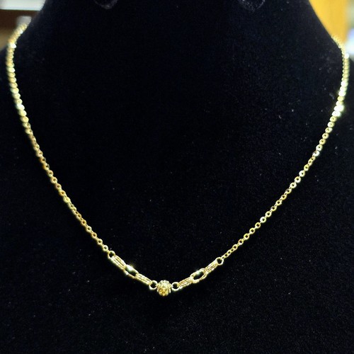 Weight(1.8)gr Length(40cm) قلادة ذهب عيار ١٨