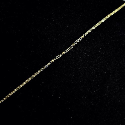 weight (1.67)gr Length (18cm) انسيال ذهب عيار ١٨