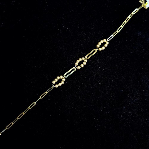 weight (0.92)gr Length (18cm) انسيال ذهب عيار ٢١