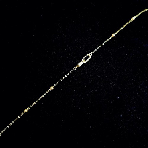weight (0.92)gr Length (18cm) انسيال ذهب عيار ٢١
