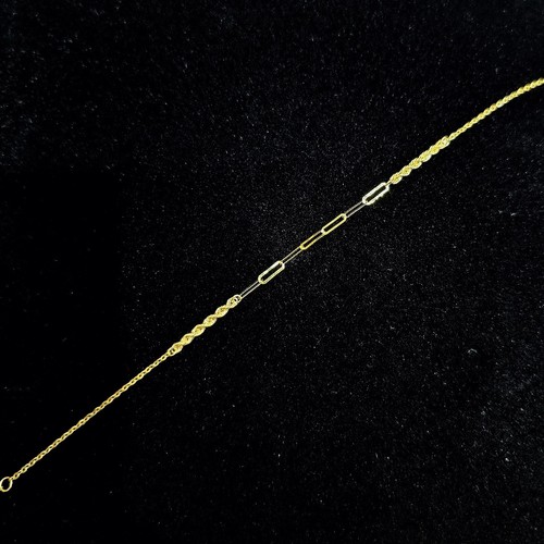 weight (0.76)gr Length (18cm) انسيال ذهب عيار ٢١