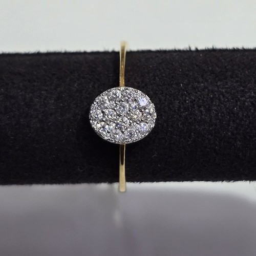 Ring Diamond (18k) weight (2.3)gr (0.24)crt (VVS-FG)L.G.D