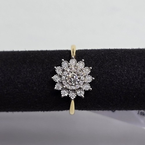 Ring Diamond (18k) weight (2.86)gr (0.16)crt (VVS-FG)L.G.D