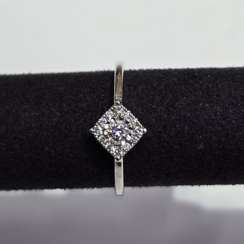Ring Diamond (18k) weight (1.6)gr (0.19)crt (VVS-FG)L.G.D