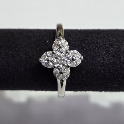 Ring Diamond (18k) weight (3.31)gr (0.58)crt (VVS-FG)L.G.D