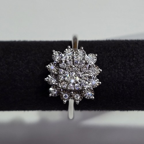 Ring Diamond (18k) weight (3.9)gr (0.18)crt (VVS-FG)L.G.D
