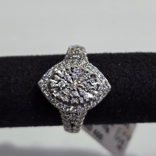 Ring Diamond (18k) weight (6.03)gr (0.9)crt (VVS-FG)L.G.D