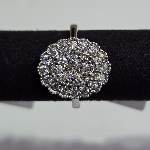 Ring Diamond (18k) weight (4.8)gr (0.98)crt (VVS-FG)L.G.D