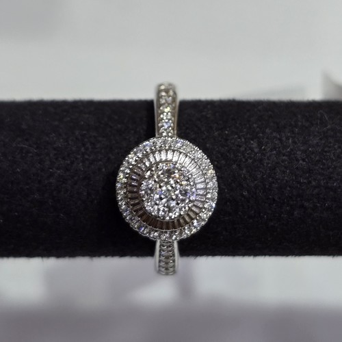 Ring Diamond (18k) weight (4.75)gr (0.35)crt (VVS-FG)L.G.D