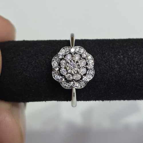 Ring Diamond (18k) weight (3.19)gr (0.26)crt (VVS-FG)L.G.D