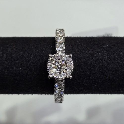 Ring Diamond (18k) weight (4.6)gr (0.49)crt (VVS-FG)L.G.D