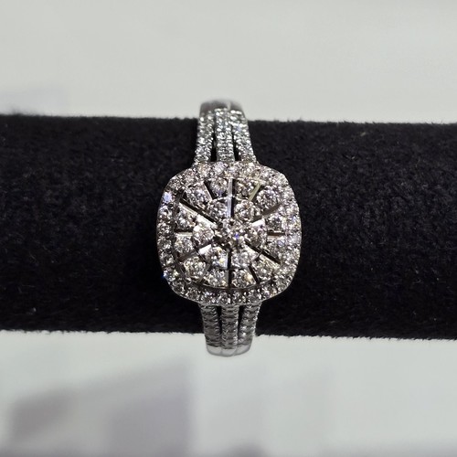 Ring Diamond (18k) weight (4.27)gr (0.53)crt (VVS-FG)L.G.D