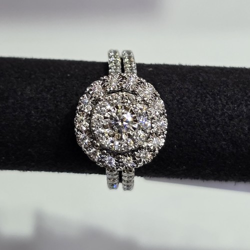 Ring Diamond (18k) weight (4.95)gr (0.94)crt (VVS-FG)L.G.D