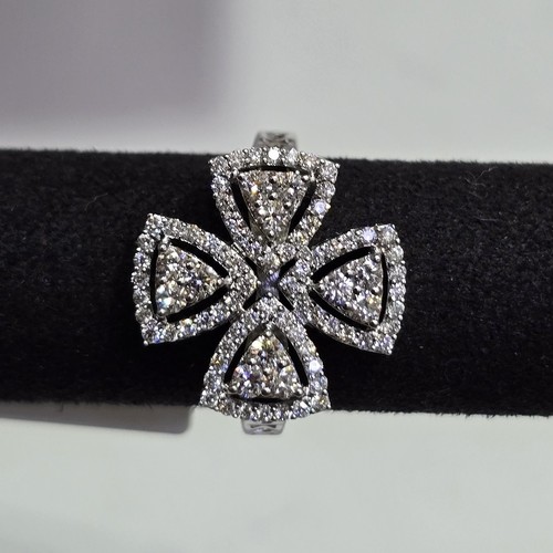 Ring Diamond (18k) weight (4.29)gr (0.78)crt (VVS-FG)L.G.D