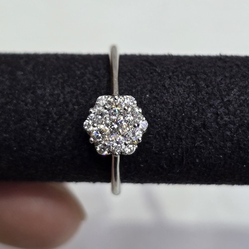 Ring Diamond (18k) weight (2.23)gr (0.41)crt (VVS-FG)L.G.D