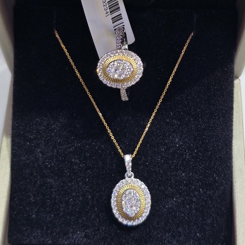 Half set Gold (18k) Diamond (7.25)gr (0.95)crt (VVS-FG)