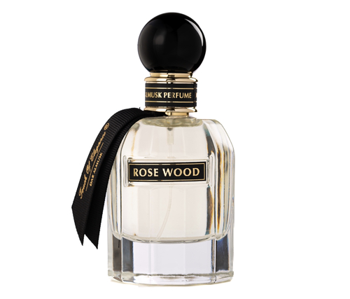 ROSE WOOD - Rosewood perfume is distinguished by the calmness of bergamot oil, the scent of jasmine flower, and finally the luxury of amber woods that have a velvety effect in the world of perfumes. 
 Capacity 85 ml