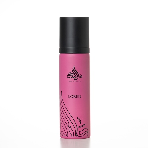 LOREN - A fragrance that reflects elegance in its sweet western flavors. 
 The fragrance contains a group of herbal and floral scents with refreshing powdery notes. 
 Capacity 100 ml