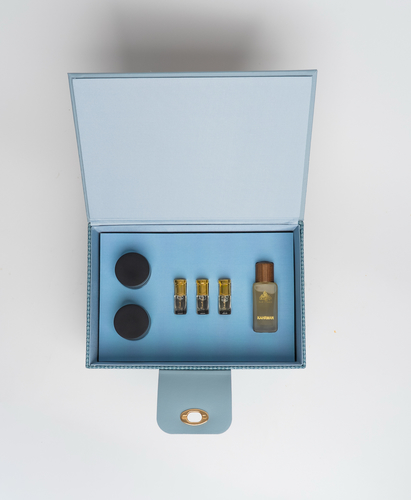 Blue collection - مجموعه مختاره لتناسب ذوقكم الرفيع عطر 30 مل شرقي للجنسين توله معمول شرقي توله معمول فرنسي ٣ أنواع مسك فاخر