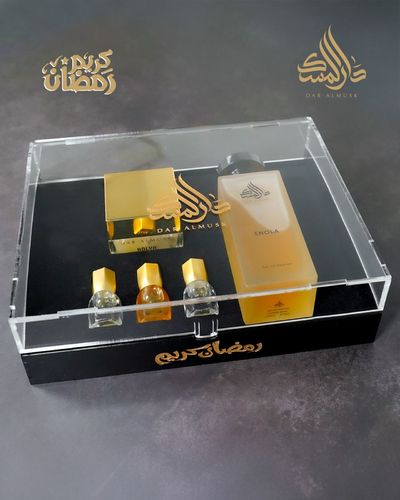 المجموعة العطرية - مجموعة مختارة لتناسب ذوقكم الرفيع عطر 200 ملي سيلكي كريم معطر للجسم ثلاث أدهان مخلطات ومسك