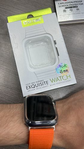 Ultra transparent watch case 49 mm