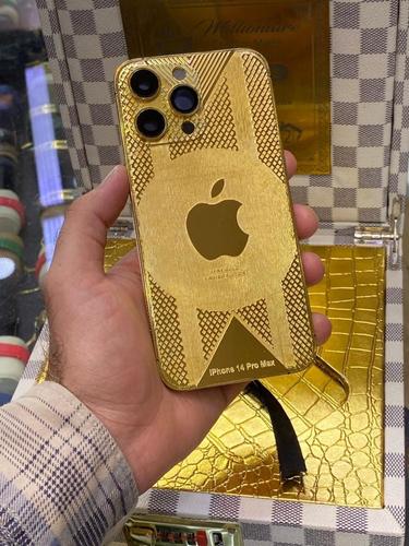 14 Pro device plated with 24 carat gold ****