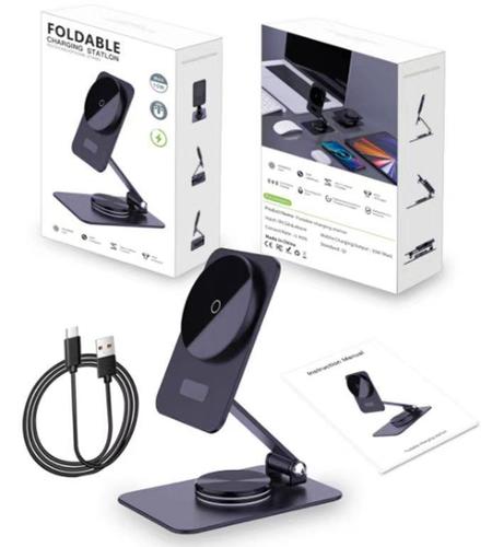 Foldable wireless stand