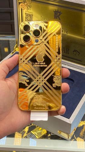 iPhone 16 Pro Max Luxury 24k Gold