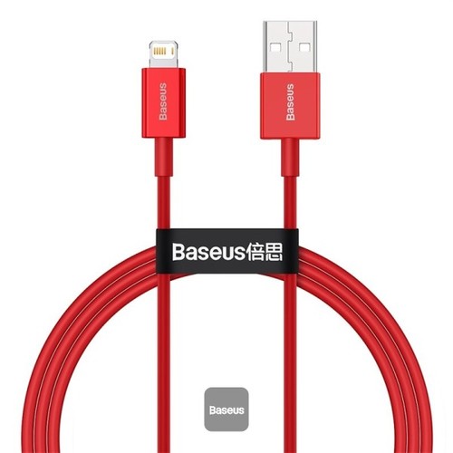 كابل شحن Baseus Superior Series USB إلى Lightning-Fast لنقل البيانات 2.4 أمبير لهاتف iPhone 13 12 11 - كابل بيانات شحن فلاش Apple 2.4 أمبير، كابل بيانات شحن سريع من سلسلة متفوقة USB إلى iPhone 2.4A شحن سريع بقوة 2.4 أمبير دون الإضرار بالأجهزة، الشحن السريع موفر للوقت تعمل النوى المُحدثة على تسريع سرعة الشحن 4 خيوط من النوى النحاسية المعلبة منخفضة الفقد، سهلة الحمل، تيار كبير 2.4 أمبير لمزيد من الطاولة وشحن أكثر أمانًا سلك سميك من مادة TPE، صلابة محسنة، أداء غير قابل للكسر