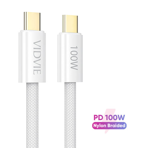 Data Cable  CB4011C&C  Type-C to Type-C Data Cable  Output: 20V/5A (100W Max)  Material: Braided Wir