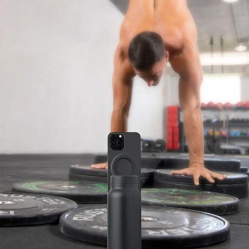 زجاجة مياه بورودو لايف ستايل متوافقة مع ماج سيف، حامل مغناطيسي، سعة 700 مل، ثابتة، تحافظ على البرودة - زجاجة مياه بورودو لايف ستايل متوافقة مع ماج سيف، حامل مغناطيسي، سعة 700 مل، ثابتة، تحافظ على البرودة لمدة 24 ساعة، وتحافظ على السخونة لمدة 12 ساعة، مع عزل مزدوج الجدار، متعددة المهام بدون درزات