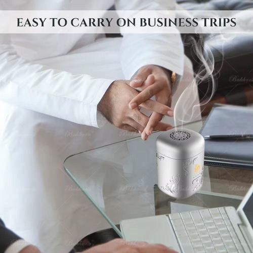 مبخرة كهربائية صغيره محمولة قابلة لإعادة الشحن بخور عربي تصميم جديد مبخرة كهربائية محمولة