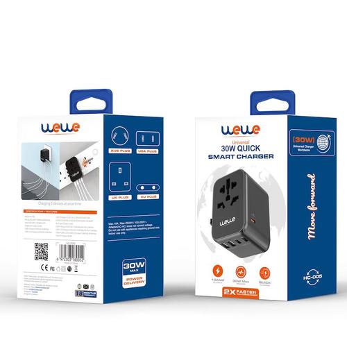شاحن سمارت بقوة 30 واط (للسفر) HC-005