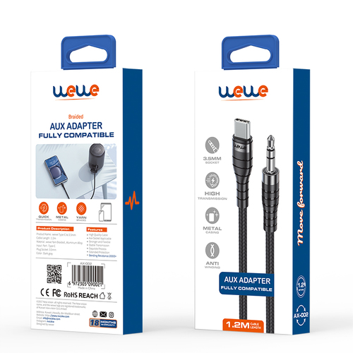 كابل محول AUX الى Type-C AX-002