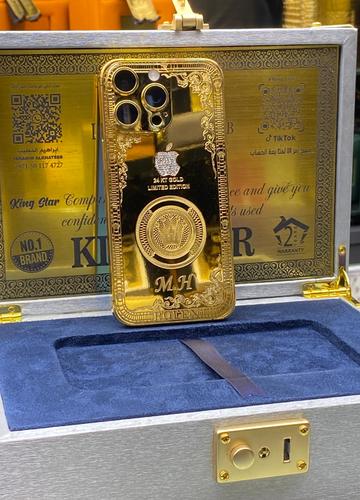 ‏iPhone 16 Pro and16 pro Max Gold 24 KT