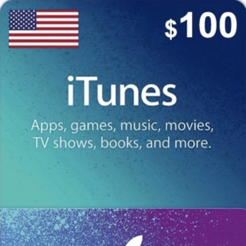 ايتونز امريكى ١٠٠ دولار &يتم الإرسال عبر whatsApp