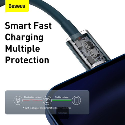 Baseus Superior Series USB to Lightning-Fast Charging Cable Data Transfer 2.4A for iPhone 13 12 11 P