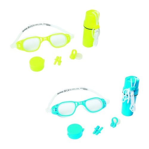 Bestway 26002 swimming goggles Unisex Junior -KDR! - Bestway 26002 swimming goggles Unisex Junior:

Bestway 26002.

Suitable for: Unisex,

Frame colour: Blue,Green,

Lens colour: Transparent.