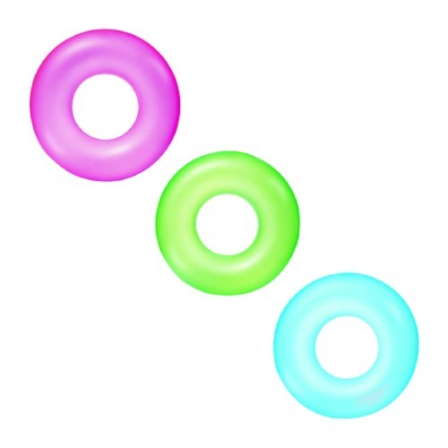 INT SHARY - Bestway 36024 pool/beach float Blue,Green,Pink Swim ring Monotone Vinyl KDR! - Bestway 36024.

Product colour: Blue,Green,Pink,

Product type: Swim ring,

Coloration: Monotone.

Diameter: 76 cm.