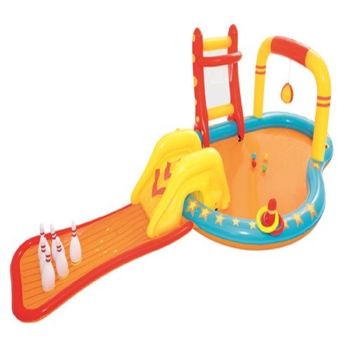 Bestway 53068 inflatable toy KDR! - Bestway 53068.

Proper use: Outdoor,

Product type: Inflatable play center,

Product colour: Multicolor.

Width: 2130 mm,

Depth: 4350 mm,

Height: 1170 m installation included