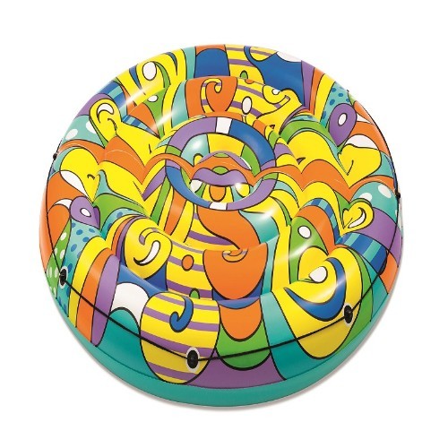 !Bestway Art Collection | 43195 – Pop Inflatable Giant Floating Island, Multicolor, 188 cm - Bestway 43195 pool/beach float Multicolor Floating island Vinyl:

Bestway 43195.

Product colour: Multicolor,

Product type: Floating island,

Material: Vinyl.

Diameter: 188 cm

, Thickness: 0.3 mm.