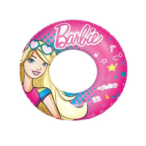 Bestway Barbie Children One Swim Ring Tube by Bestway 93202 -KDR! - Package Dimensions 7.5 x 4.8 x 1 inches
Item Weight 4 ounces
Summer fun in the pool.
Stand out in the swimming baths or in the pool with this super swim ring.
22